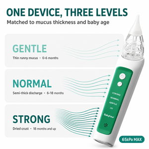 Aspirador Nasal Eléctrico para Bebés, 65kPa de Succión Potente, Recargable Tipo C, Extractor de <span class=keywords><strong>Mocos</strong></span>, Puntas de Silicona Libres de BPA para el Cuidado del Recién Nacido - Product Image 2