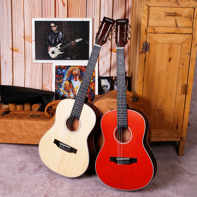 Factory-Direct 36-Inch Classical Acoustic Guitar Customizable Branding Solid Top Mahogany Body Matte Finish for Students