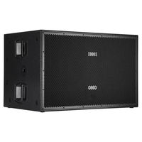Subwoofer actif professionnel 8006-AS, double haut-parleur de basses de 18 pouces haute puissance pour grandes salles