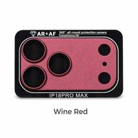 Protection d'objectif tout-en-un pour iPhone 18 Pro, film protecteur en alliage d'aluminium anti-reflet et anti-éblouissement, finition mate, pour iPhone 18 Pro Max