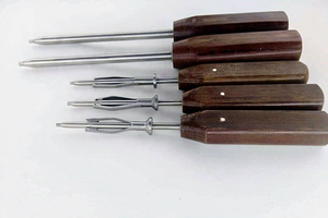Jeu de 5 embouts de tournevis orthopédiques 2,5 mm 3,5 mm 4,5 mm avec manchon en acier inoxydable allemand réutilisable autoclavable CE ISO - Product Image 2