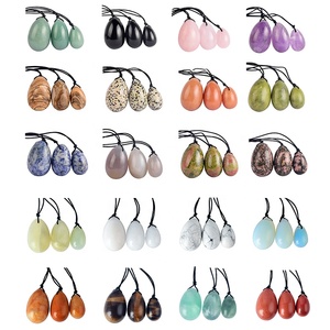 Khoan Pha Lê Yoni Trứng <span class=keywords><strong>Kegel</strong></span> Tập Thể Dục Massage Tool Kit Muiti-Màu Ngọc Bích Đá Yoni Egg Set Cho Phụ Nữ Âm Đạo Tập Thể Dục - Product Image 6