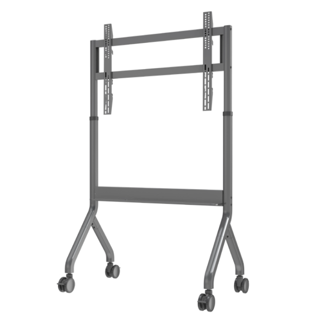 Motorized NB P150 Cart with Wireless Remote Touch Control for 65'' 90" Screens CE Certified 90.9kg Support for Hybrid Meetings
