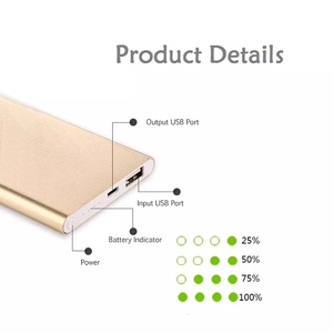 Banque d'alimentation mince 5000mAh téléphone portable <span class=keywords><strong>chargeur</strong></span> Portable Powerbank <span class=keywords><strong>pour</strong></span> cadeau de Promotion <span class=keywords><strong>meilleur</strong></span> Logo personnalisé Powerbank - Product Image 3