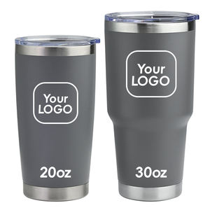Gobelet isotherme personnalisé avec logo, 20 oz, 30 oz, en acier inoxydable, double paroi, portable, pour voyage, bière, café - Product Image 1
