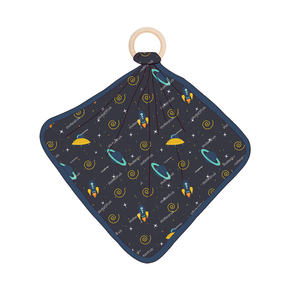 Couette en bambou personnalisée écologique avec option de nom personnalisé idéale pour cadeau de nouveau-né bébé en bambou Lovey - Product Image 1