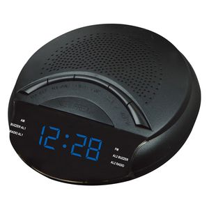 Recherche automatique <span class=keywords><strong>Radio</strong></span> portable AM/FM et réveil Snooze LED 0.6" - Product Image 4