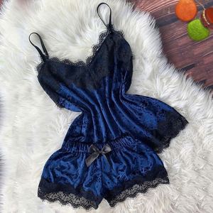 Sexy Lingerie <b>Set</b> Velvet Sleepwear Women's Pajama <b>Set</b> Sexy Temptation Babydoll Nightwear Cute <b>Cami</b> Top and Shorts Pajama Mujer - Product Image 6
