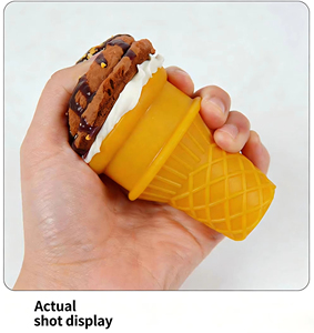 Juguete Blandito de Cono de Helado de PU de Recuperación Lenta, Sensorial Antiestrés para Niñas y Niños, Alivio de la Ansiedad, para Escritorio de Oficina - Product Image 6