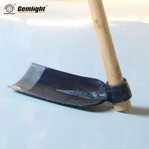 Hache de jardin en acier forgé pour ferme avec manche en bois pour travaux de jardinage - Product Image 2