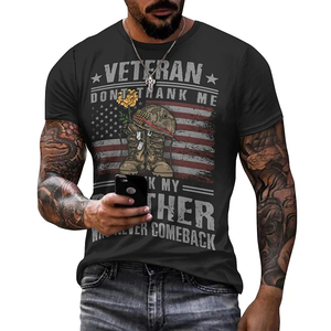 Chiến Binh 3D In Người Đàn Ông Của T-Shirt Lực Lượng Đặc Biệt Người Đam Hâm Ngắn Tay Áo Cựu Chiến Binh Mùa Hè Giản Dị Hàng Đầu Đồ Họa Thăng Hoa T-Shirt - Product Image 6