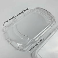 Housse de protection transparente en cristal résistante aux rayures pour PSP GO, boîtier de protection, coque, accessoire pour console de jeu