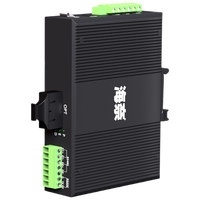 Three-in-One Industrial Control Optical Fiber Transceiver SC Interface Photoelectric Converter for FTTH Use