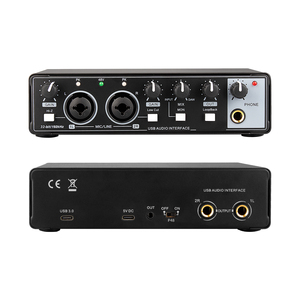 <span class=keywords><strong>Carte</strong></span> <span class=keywords><strong>Son</strong></span> Professionnelle OEM 24 bits 192 kHz Interface Audio USB d'Enregistrement pour Studio de Musique Live - Product Image 1