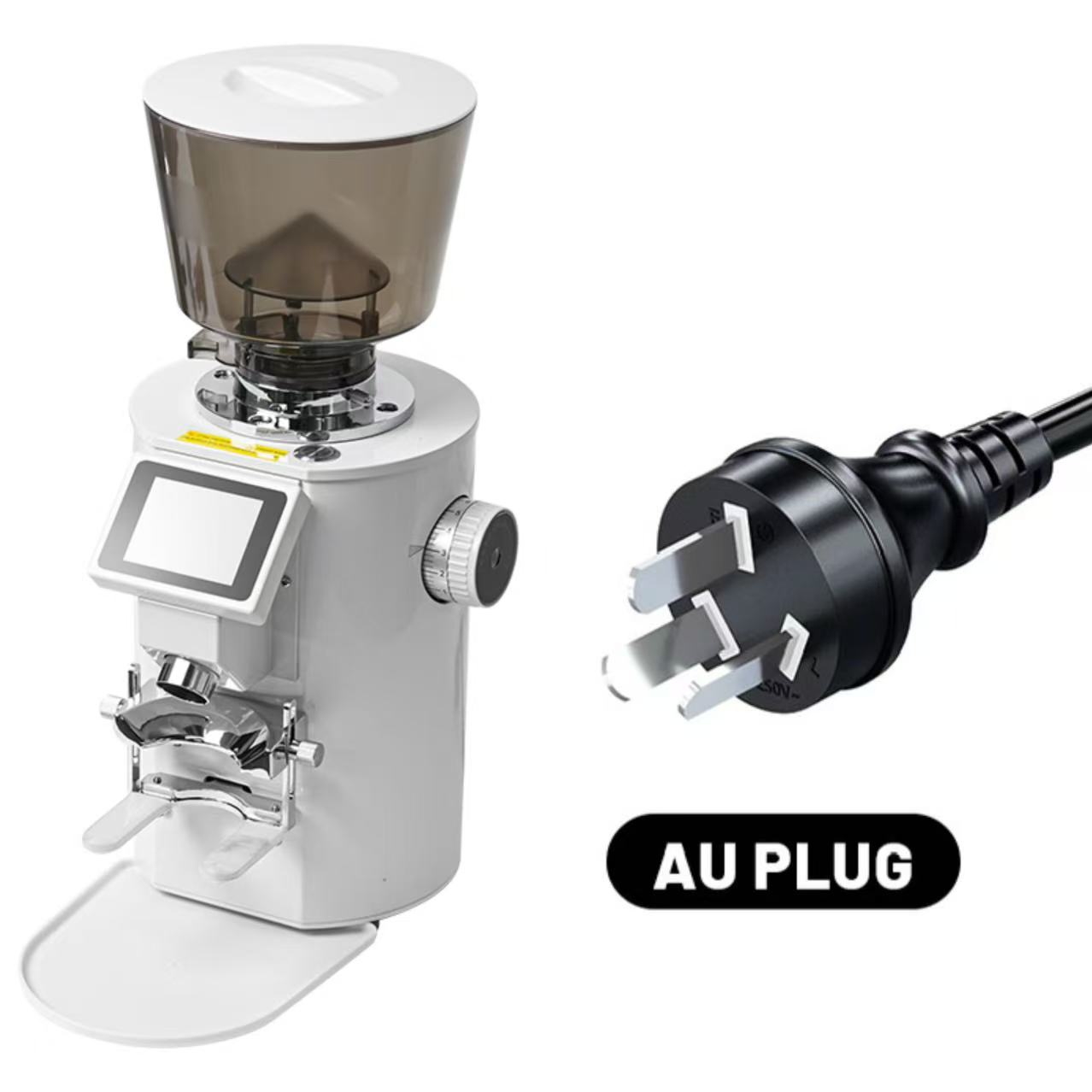 White AU plug