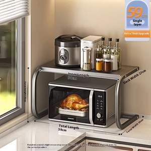 Giảm Giá Lò vi sóng Lò nướng lò kệ kim loại đa chức năng Countertop hiển thị đứng với bán buôn của sản phẩm mới - Product Image 4