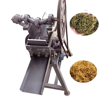 0.8-25mm petite machine de coupe de tabac électrique portable déchiqueteuse de feuilles de tabac automatique