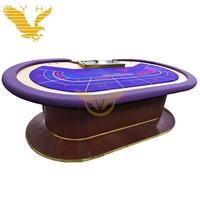 Luckyh — Table de Poker pour 10 personnes, en bois massif, plateau de jeu à vendre