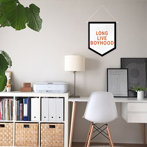 Vải lanh cờ truyền nhiệt, Thời Niên Thiếu sống lâu-in tên cá nhân, trang trí tường nhà trẻ - Product Image 5