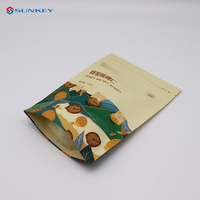 Pochette plastique plastifiante, taille personnalisée, pour emballage alimentaire des animaux de compagnie, unités