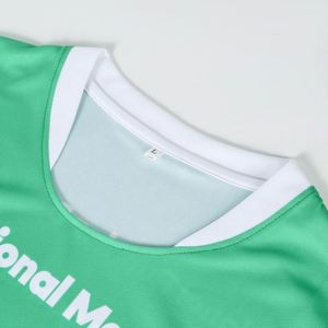 Custom Print Logo O Neck Tee Short Sleeve <b>Polyester</b> <b>Tshirt</b> Breathable Quick Dry Unisex Training Gym Running Marathon T-Shirt - Product Image 4
