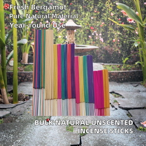 Varillas de Incienso Agarbatti Naturales con Aroma a Bergamota Cruda, 28 cm, Madera Aromática - Product Image 2