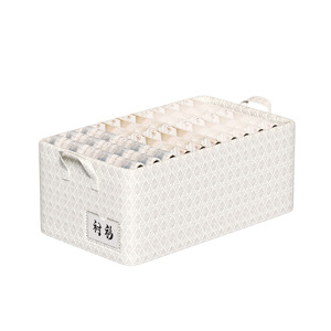 Organisateur de vêtements rectangulaire pliable et lavable avec doubles poignées, boîte de rangement pour la maison - Product Image 5