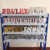Lumières LED en forme de lettres anglaises personnalisées, mariages, anniversaires, décorations festives, propositions, déclarations, lumières de surprise, lumières de nuit