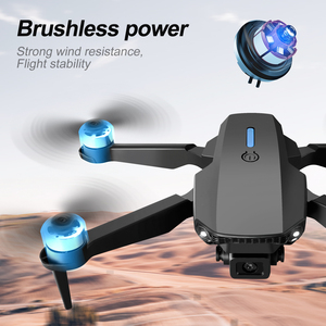 โดรน E88 Wi-Fi FPV RC dron พร้อมกล้อง Dual Pro 4K HD รีโมทคอนโทรลมุมกว้างวิดีโอ Hover พับได้ E88โปรโดรนมืออาชีพ - Product Image 3