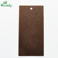 Nouveau design de haute qualité époxy polyester métal poudre revêtement marteau rides Texture solide polyester poudre revêtement peinture