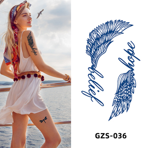 Eco Friendly Waterproof Temporary <b>Tattoo</b> Sticker Easy Apply Non Toxic Body Art <b>Paper</b> Decal for Party Festival Professional Use - Product Image 4