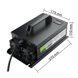 IP54 On Board High Frequency Industrial Automatic 2000W Replacement Marine Automotive Battery Charger