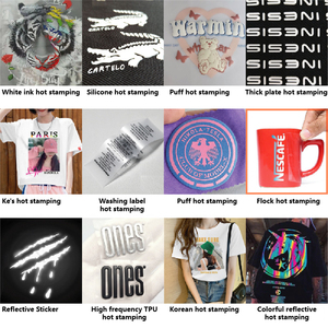 Hongcai Colorful English Words Patterns <strong>Transfer</strong> <strong>Printing</strong> Eco Washable Sticker for T-Shirts Hoodies Jackets Workwear Clothing - Product Image 6