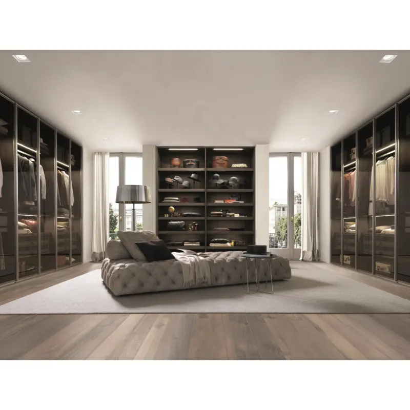 Ecological Board Wardrobe Household Bedroom Sliding Door Overcoat Combination Locker Modern Simple Large House