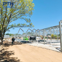 PTH Cadre en acier léger préfabriqué de luxe structure en acier maison préfabriquée villa pour école