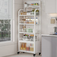 Étagère murale moderne en métal étanche pour salle de bain, salon, cuisine – Design détachable, support multifonctionnel pour riz