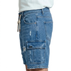 A8913 Summer Men's Eco-Friendly Knitted High Waist Breathable Quick Drying Sports Shorts - Product Image 2