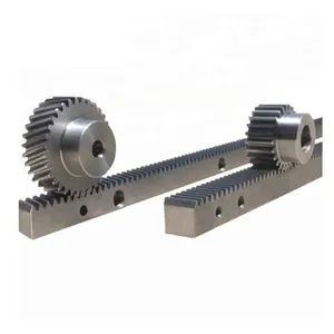 Pequenos de metal aço cnc engrenagem rack e pinion conjuntos para venda