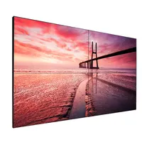 Prezzo di fabbrica di Alta Qualità Pavimento In Piedi 2x2 55 pollici 500nits 3.5 millimetri LCD DID TV Video Wall per la Pubblicità Costruito in Matrix
