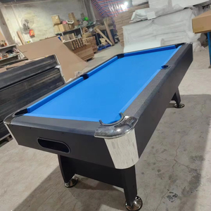 Table de <span class=keywords><strong>billard</strong></span> classique de petite taille prête à être expédiée, design simple, 6 pieds, 3 en 1, avec retour automatique des billes - Product Image 3