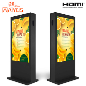 Pantalla LCD para Exteriores de 2500nits, 55, 65 y 75 Pulgadas, Resistente al Agua, Reproductor de Publicidad, Señalización Digital, Kiosco con Soporte de Piso para Exteriores Adv4 - Product Image 4