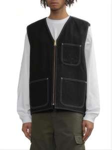 OEM 하이 퀄리티 사용자 정의 로고 남자의 멀티 포켓 도구 조끼 야외 작업 조끼 셰르파 데님 조끼 - Product Image 5