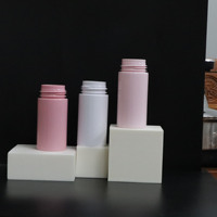 Bouteille moussante colorée en plastique PET personnalisée de 100ml 150ml 250ml pour le nettoyage du visage