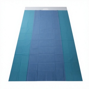 Housse de table chirurgicale stérile 165x200cm à usage unique, qualité médicale, couleur bleue, application externe - Product Image 1