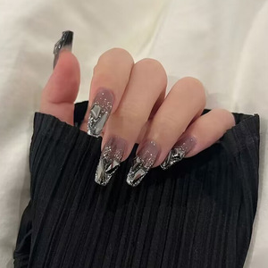 <span class=keywords><strong>Uñas</strong></span> Postizas Cortas a Presión al por Mayor <span class=keywords><strong>de</strong></span> Alta Calidad, 24 Piezas <span class=keywords><strong>de</strong></span> Acrílico <span class=keywords><strong>de</strong></span> Lujo, Etiqueta Privada, Punta Francesa, Caja <span class=keywords><strong>de</strong></span> Embalaje para Proveedor - Product Image 5