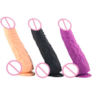 Dildo réaliste de grande taille en PVC noir de 11 pouces, <span class=keywords><strong>prix</strong></span> d'usine, avec ventouse, pour femmes - Product Image 4