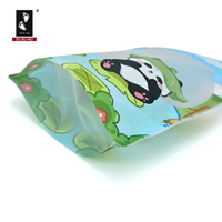 Sachet Doypack Personnalisé en PE de Qualité Alimentaire, Imprimé Motif Ours Mignon, Anti-humidité, pour Emballage de Bonbons, Biscuits et Snacks