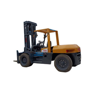 รถยกแบบถ่วงน้ำหนัก TCM TCM FD100 ขนาด 10 ตัน พร้อมระบบไฮดรอลิกดันข้าง ยางตัน เครื่องยนต์ดีเซล - Product Image 1