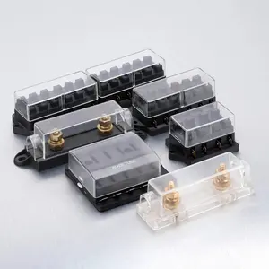 6/8/10/12 Way Blade Auto Fuse Box Mega Fuse Block con LED para Car Truck Van