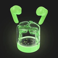 Écouteurs stéréo sans fil TWS Écouteurs dans l'oreille Écouteurs auriculaires transparents Écouteurs bon marché d'usine